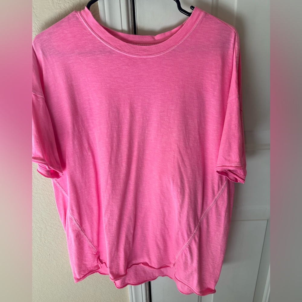 Oversized pink tshirt 💕